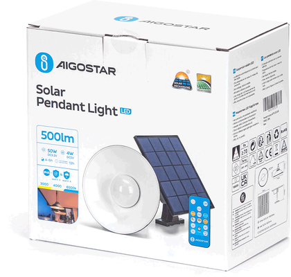 Luz techo solar Aigostar 50w IP65